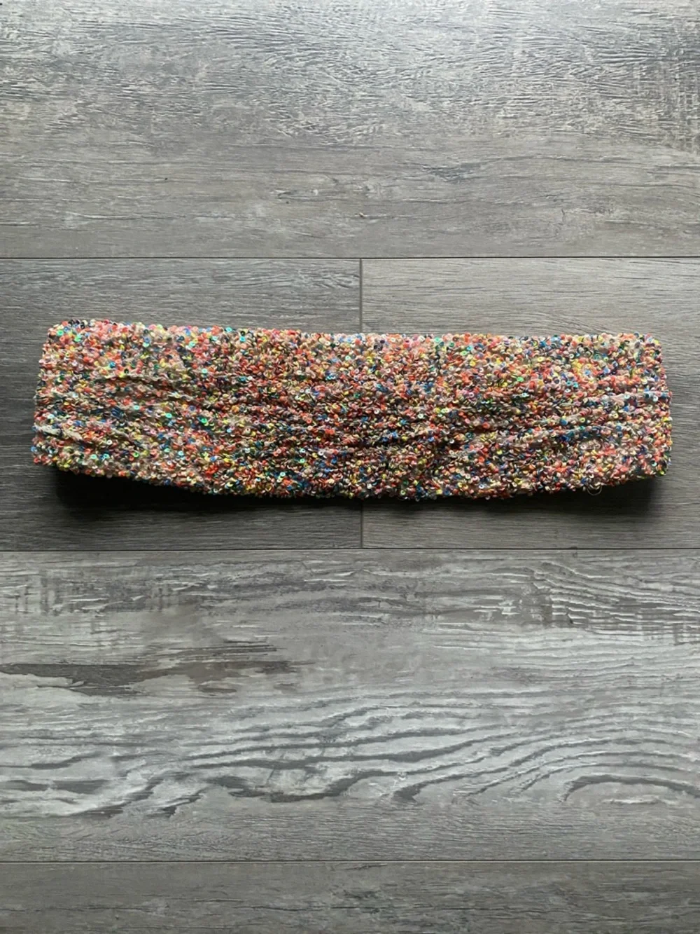 Multicolor Sequin Cummerbund One Size